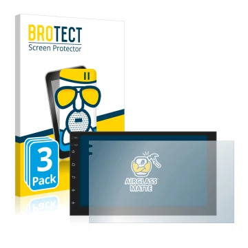 Parte frontal de un envase de producto con el logotipo de la marca BROTECT. Al lado se muestra el dispositivo Phonocar MediaSt