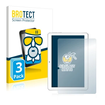 Parte frontal de un envase de producto con el logotipo de la marca BROTECT. Al lado se muestra el dispositivo Toscido X108 10