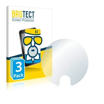 Parte frontal de un envase de producto con el logotipo de la marca BROTECT. Al lado se muestra el dispositivo Dyson V11 Absolu