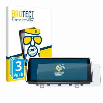 Parte frontal de un envase de producto con el logotipo de la marca BROTECT. Al lado se muestra el dispositivo BMW X5 F15 2013-