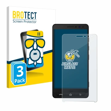 Parte frontal de un envase de producto con el logotipo de la marca BROTECT. Al lado se muestra el dispositivo Beafon M5 con su