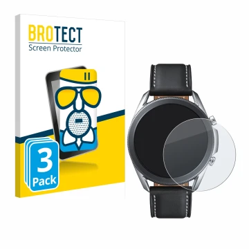 Parte frontal de un envase de producto con el logotipo de la marca BROTECT. Al lado se muestra el dispositivo Samsung Galaxy W