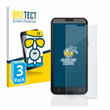 Parte frontal de un envase de producto con el logotipo de la marca BROTECT. Al lado se muestra el dispositivo Emporia Smart 5 