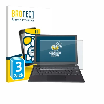 Parte frontal de un envase de producto con el logotipo de la marca BROTECT. Al lado se muestra el dispositivo Wortmann Terra P