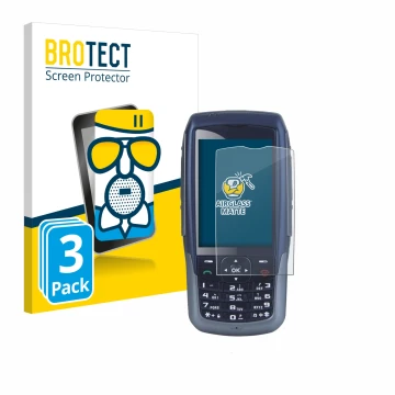 Parte frontal de un envase de producto con el logotipo de la marca BROTECT. Al lado se muestra el dispositivo Malux SED GPH-61