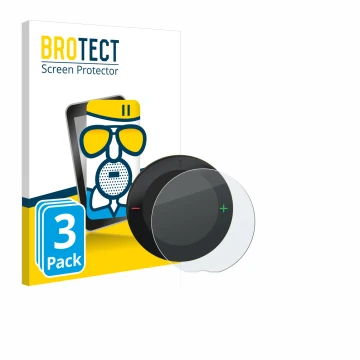 Parte frontal de un envase de producto con el logotipo de la marca BROTECT. Al lado se muestra el dispositivo Beeline Velo 2 c