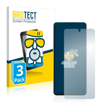 Parte frontal de un envase de producto con el logotipo de la marca BROTECT. Al lado se muestra el dispositivo Oppo Reno 8 Pro 