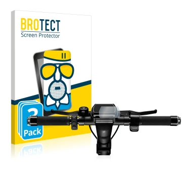 Parte frontal de un envase de producto con el logotipo de la marca BROTECT. Al lado se muestra el dispositivo SoFlow SO4 Pro (