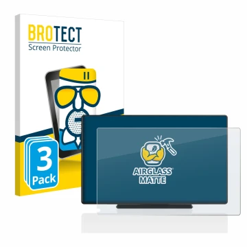 Parte frontal de un envase de producto con el logotipo de la marca BROTECT. Al lado se muestra el dispositivo Carpuride W901 9