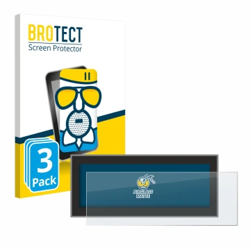 Parte frontal de un envase de producto con el logotipo de la marca BROTECT. Al lado se muestra el dispositivo Opel Astra L 202