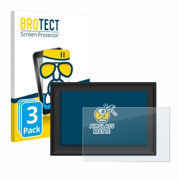 Parte frontal de un envase de producto con el logotipo de la marca BROTECT. Al lado se muestra el dispositivo Yenock Digitaler