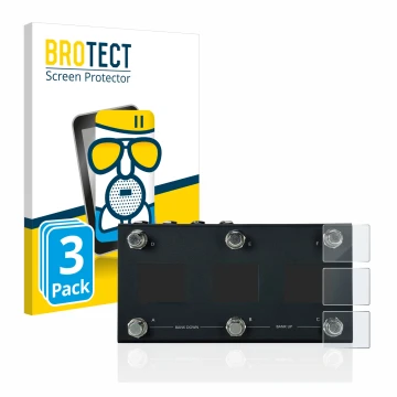 Parte frontal de un envase de producto con el logotipo de la marca BROTECT. Al lado se muestra el dispositivo Morningstar MC6 