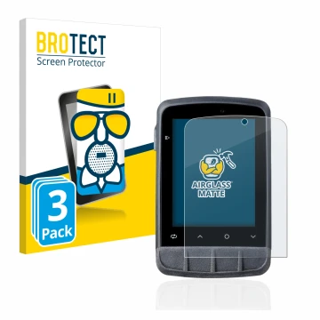 Parte frontal de un envase de producto con el logotipo de la marca BROTECT. Al lado se muestra el dispositivo Giant Dash L200 