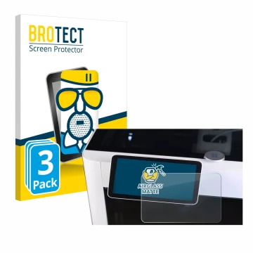 Parte frontal de un envase de producto con el logotipo de la marca BROTECT. Al lado se muestra el dispositivo Bambu Lab X1-Car