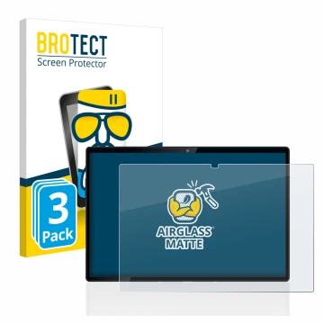 Parte frontal de un envase de producto con el logotipo de la marca BROTECT. Al lado se muestra el dispositivo Mediacom SmartPa