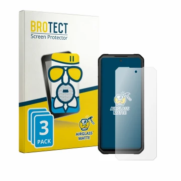 Parte frontal de un envase de producto con el logotipo de la marca BROTECT. Al lado se muestra el dispositivo iiiF150 Raptor 4