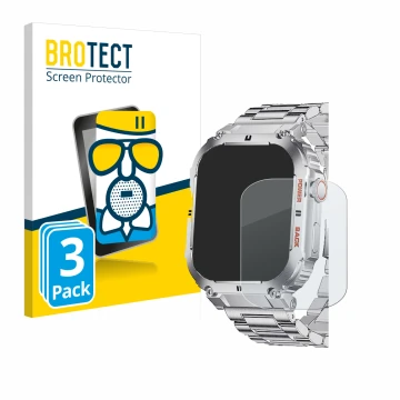 Parte frontal de un envase de producto con el logotipo de la marca BROTECT. Al lado se muestra el dispositivo LIGE K-57 1.96