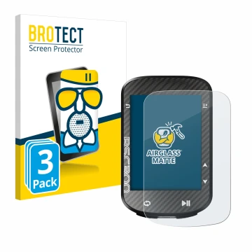 Parte frontal de un envase de producto con el logotipo de la marca BROTECT. Al lado se muestra el dispositivo iGPSPORT BSC300 