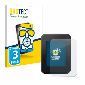 Parte frontal de un envase de producto con el logotipo de la marca BROTECT. Al lado se muestra el dispositivo FIT Display Comp
