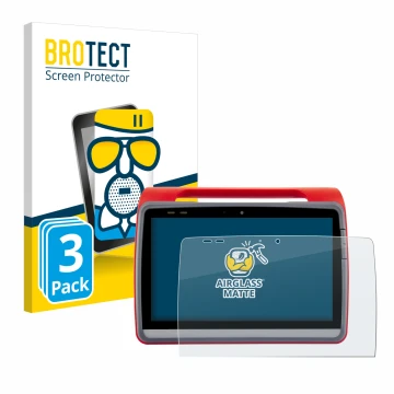Parte frontal de un envase de producto con el logotipo de la marca BROTECT. Al lado se muestra el dispositivo medDV NIDApad co