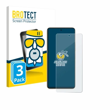 Parte frontal de un envase de producto con el logotipo de la marca BROTECT. Al lado se muestra el dispositivo Vivo Y36 con su 