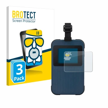 Parte frontal de un envase de producto con el logotipo de la marca BROTECT. Al lado se muestra el dispositivo Acer Enduro Conn