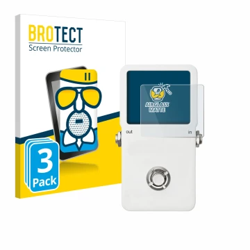 Parte frontal de un envase de producto con el logotipo de la marca BROTECT. Al lado se muestra el dispositivo TC Electronic PO