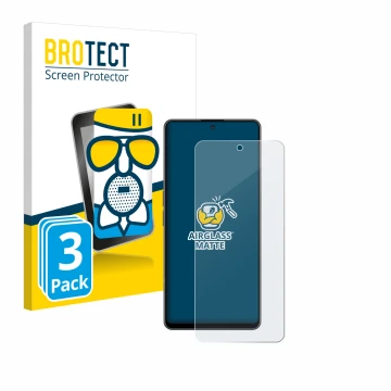 Parte frontal de un envase de producto con el logotipo de la marca BROTECT. Al lado se muestra el dispositivo OnePlus Nord CE 