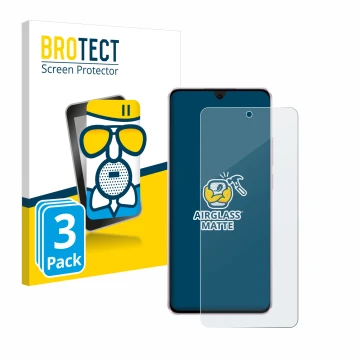 Parte frontal de un envase de producto con el logotipo de la marca BROTECT. Al lado se muestra el dispositivo Oppo Reno 11 F c