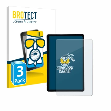 Parte frontal de un envase de producto con el logotipo de la marca BROTECT. Al lado se muestra el dispositivo AGM Pad P2 con s