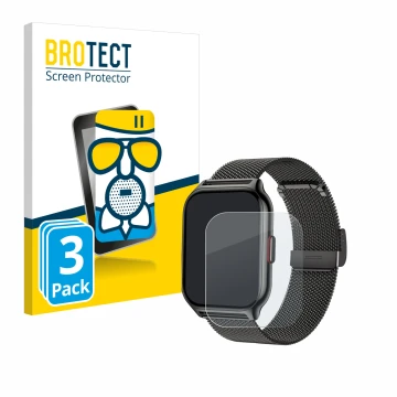 Parte frontal de un envase de producto con el logotipo de la marca BROTECT. Al lado se muestra el dispositivo Narcid P95 2