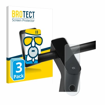 Parte frontal de un envase de producto con el logotipo de la marca BROTECT. Al lado se muestra el dispositivo Xiaomi Mi 4 Pro 