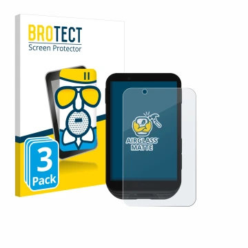 Parte frontal de un envase de producto con el logotipo de la marca BROTECT. Al lado se muestra el dispositivo iGPSPORT igs800 