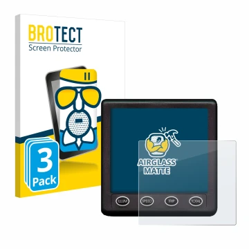 Parte frontal de un envase de producto con el logotipo de la marca BROTECT. Al lado se muestra el dispositivo Nasa Marine Inst