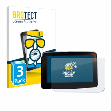 Parte frontal de un envase de producto con el logotipo de la marca BROTECT. Al lado se muestra el dispositivo Mazda 2 BJ 2024 