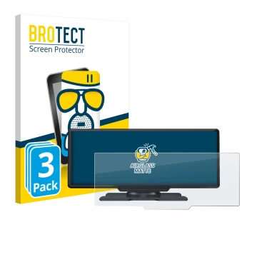 Parte frontal de un envase de producto con el logotipo de la marca BROTECT. Al lado se muestra el dispositivo Lamto 9.26