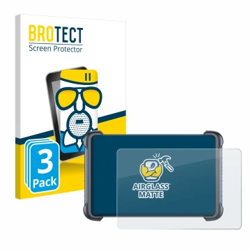 Parte frontal de un envase de producto con el logotipo de la marca BROTECT. Al lado se muestra el dispositivo Thinkcar Thinksc