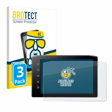 Parte frontal de un envase de producto con el logotipo de la marca BROTECT. Al lado se muestra el dispositivo Ekiy MTC07 6.25