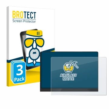 Parte frontal de un envase de producto con el logotipo de la marca BROTECT. Al lado se muestra el dispositivo Uperfect UColor 