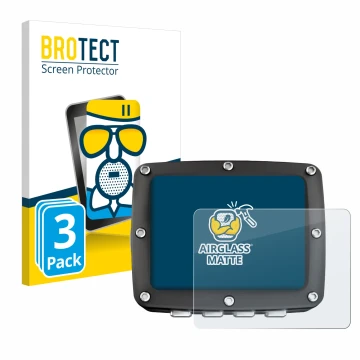 Parte frontal de un envase de producto con el logotipo de la marca BROTECT. Al lado se muestra el dispositivo Ratio iX3M 2 Pro