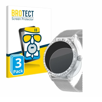 Parte frontal de un envase de producto con el logotipo de la marca BROTECT. Al lado se muestra el dispositivo Powerwill Smartw