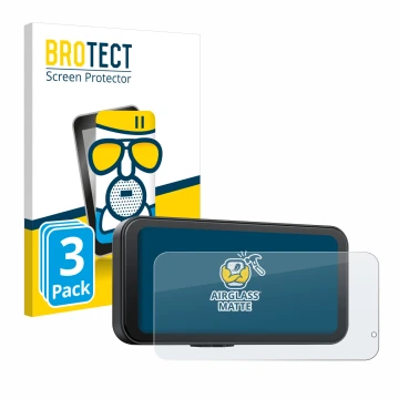 Parte frontal de un envase de producto con el logotipo de la marca BROTECT. Al lado se muestra el dispositivo Volam RC15B 6.25