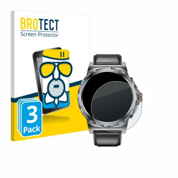 Parte frontal de un envase de producto con el logotipo de la marca BROTECT. Al lado se muestra el dispositivo LIGE SML6-R-E 1.