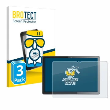 Parte frontal de un envase de producto con el logotipo de la marca BROTECT. Al lado se muestra el dispositivo VALE V10E-LTE co