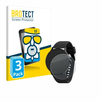 Parte frontal de un envase de producto con el logotipo de la marca BROTECT. Al lado se muestra el dispositivo Reflex Active Se