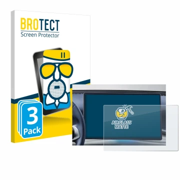 Parte frontal de un envase de producto con el logotipo de la marca BROTECT. Al lado se muestra el dispositivo BYD Atto 3 Desig