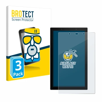 Parte frontal de un envase de producto con el logotipo de la marca BROTECT. Al lado se muestra el dispositivo SONOFF NSPanel P