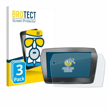 Parte frontal de un envase de producto con el logotipo de la marca BROTECT. Al lado se muestra el dispositivo Voge 525DSX 2025