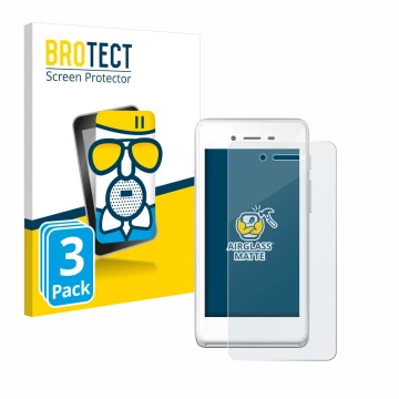 Parte frontal de un envase de producto con el logotipo de la marca BROTECT. Al lado se muestra el dispositivo Pax A50 wallee c