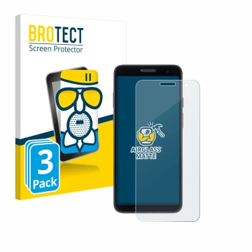 Parte frontal de un envase de producto con el logotipo de la marca BROTECT. Al lado se muestra el dispositivo Honeywell CT37 c